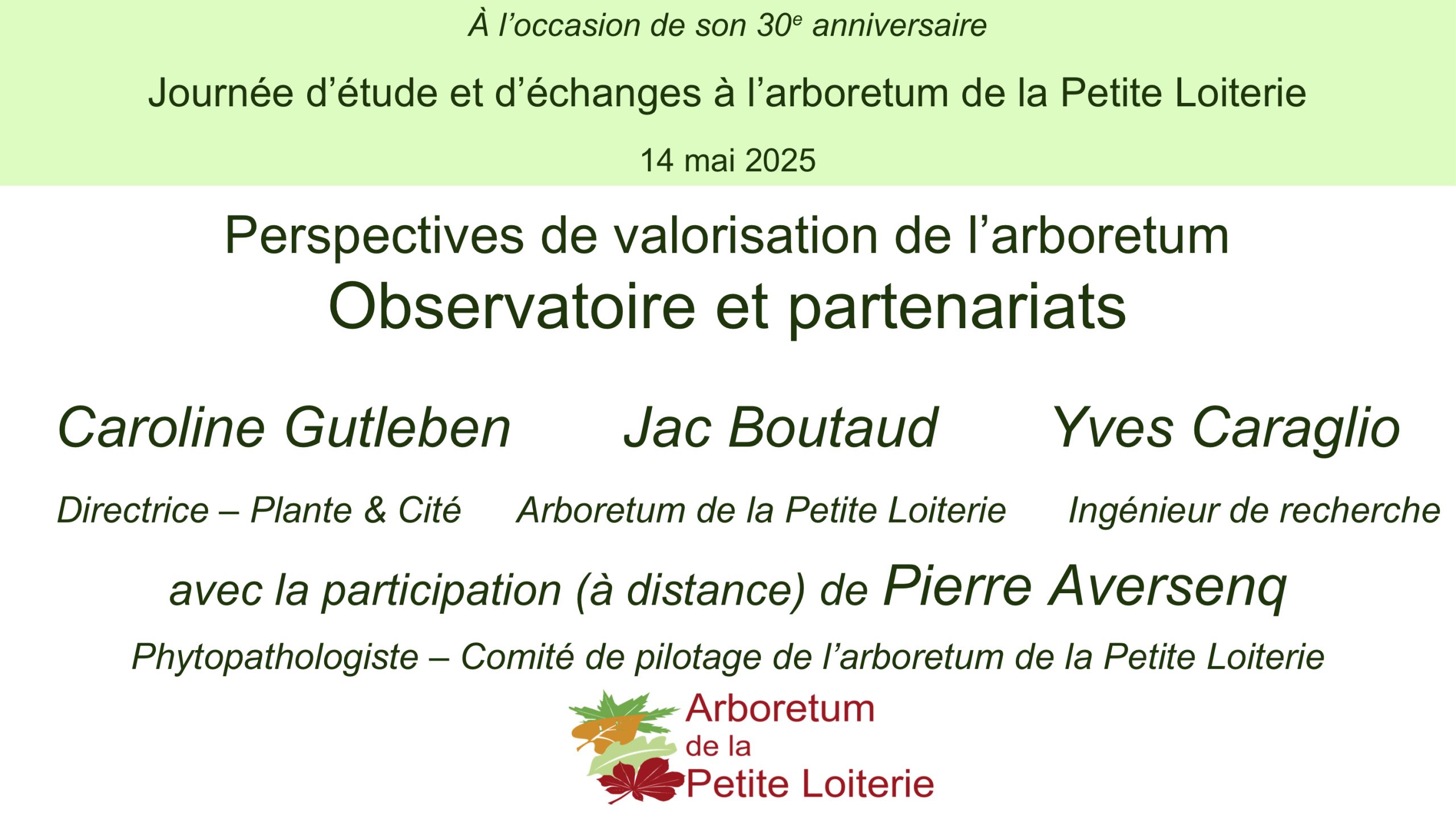 Journée du 14 mai 2025 - 11. Perspectives de valorisation – Observatoire et partenariats